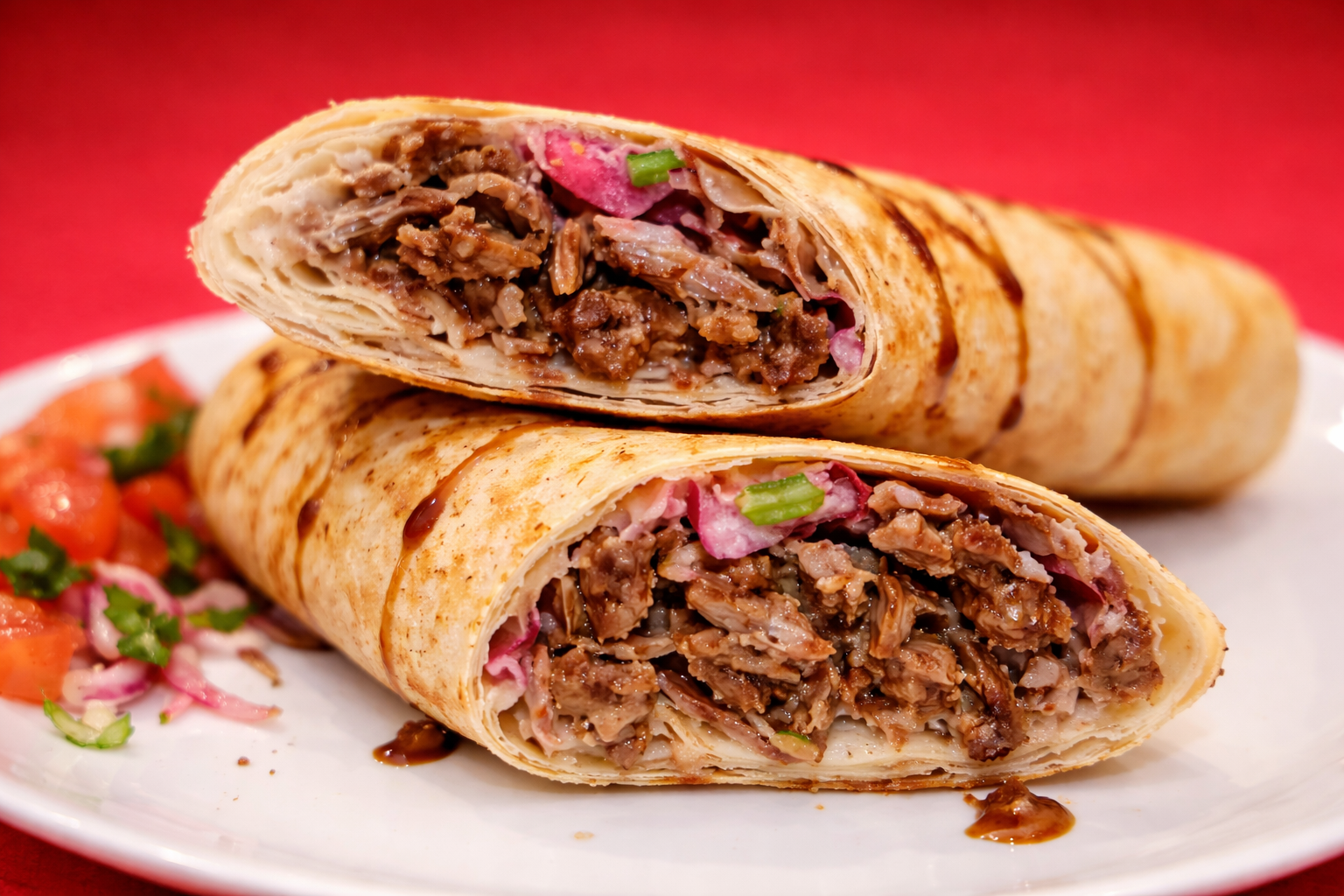 شاورما ساندويش لحم